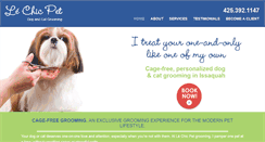 Desktop Screenshot of lechicpet.com